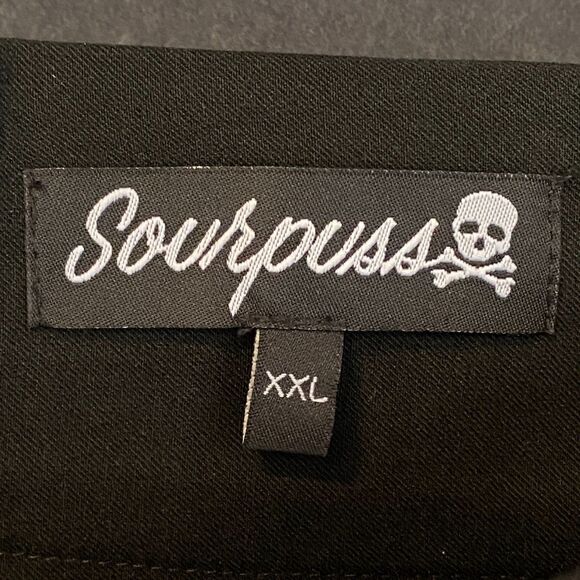 Sourpuss Skullduggery Suzie Skirt XXL Goth Punk Alt Retro - Picture 4 of 8
